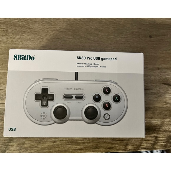 8Bitdo SN30 Pro USB Wired Gamepad Vibration Controller for Switch PC Steam - Picture 3 of 4